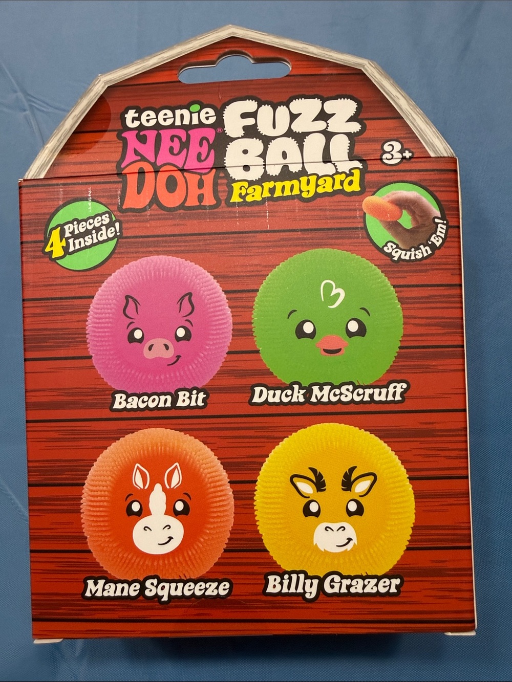 1 Box of Four for $35.00 Fuzz Ball Farmyard - Picture 3 of 5
